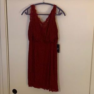 Sexy Red Lace Dress
